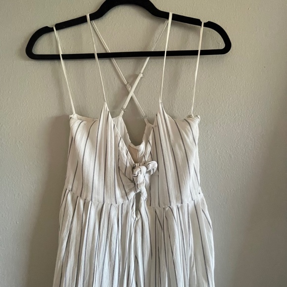 Heavy long tie front dress - Picture 2 of 7